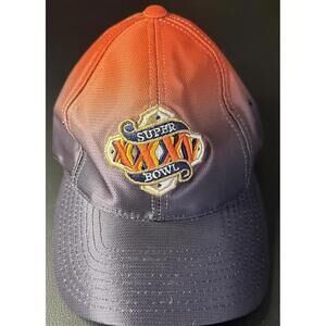 Super Bowl XXXV Tampa, Florida -Ravens V Giants Fade Color Hat Cap Puma NFL 2001